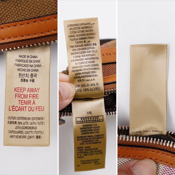 AX19❤️Burberry Ashby Tassel House Check - Picture 14 of 15